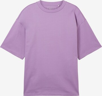 TOM TAILOR DENIM Shirt in Purple: front