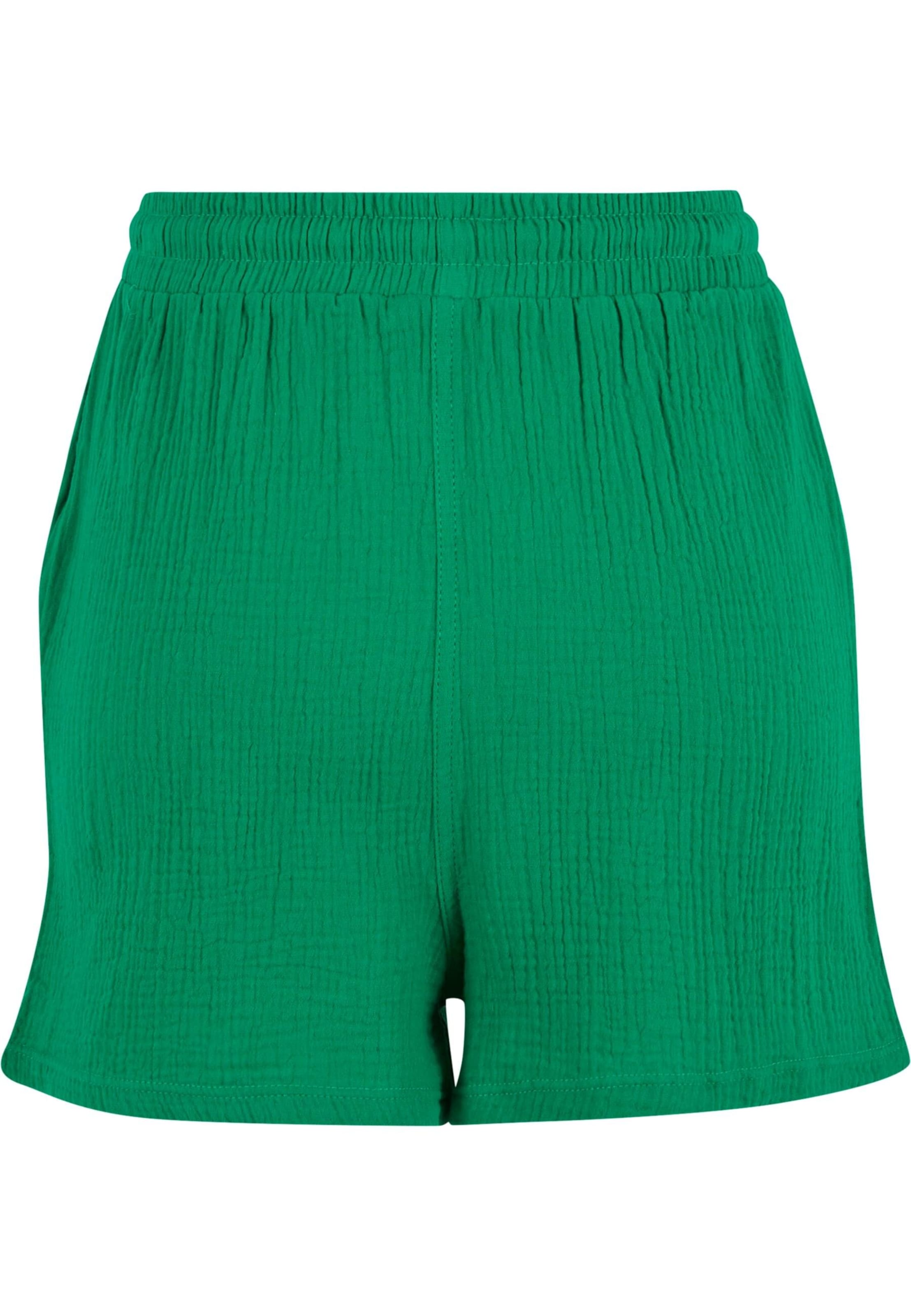 Urban Classics Loosefit Shorts in Grün