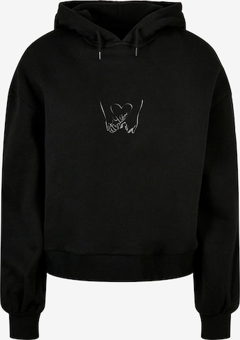 Merchcode Sweatshirt 'Love 2' in Black: front