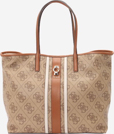 GUESS Käsilaukku värissä vaaleabeige / ruskea / konjakki / cappuccino, Tuotenäkymä