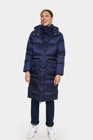 SAINT TROPEZ Winter coat 'Frances' in Blue