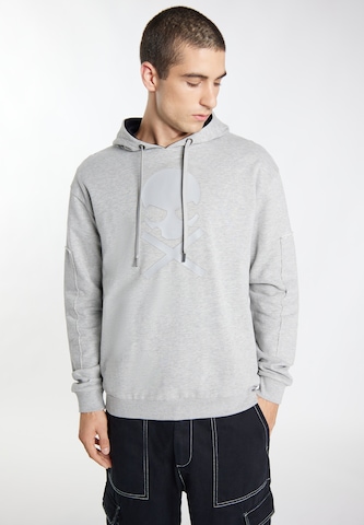 TUFFSKULL - Sweatshirt 'Corbridge' em cinzento: frente