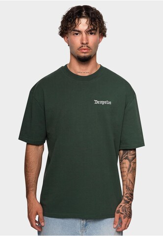 T-Shirt Dropsize en vert : devant