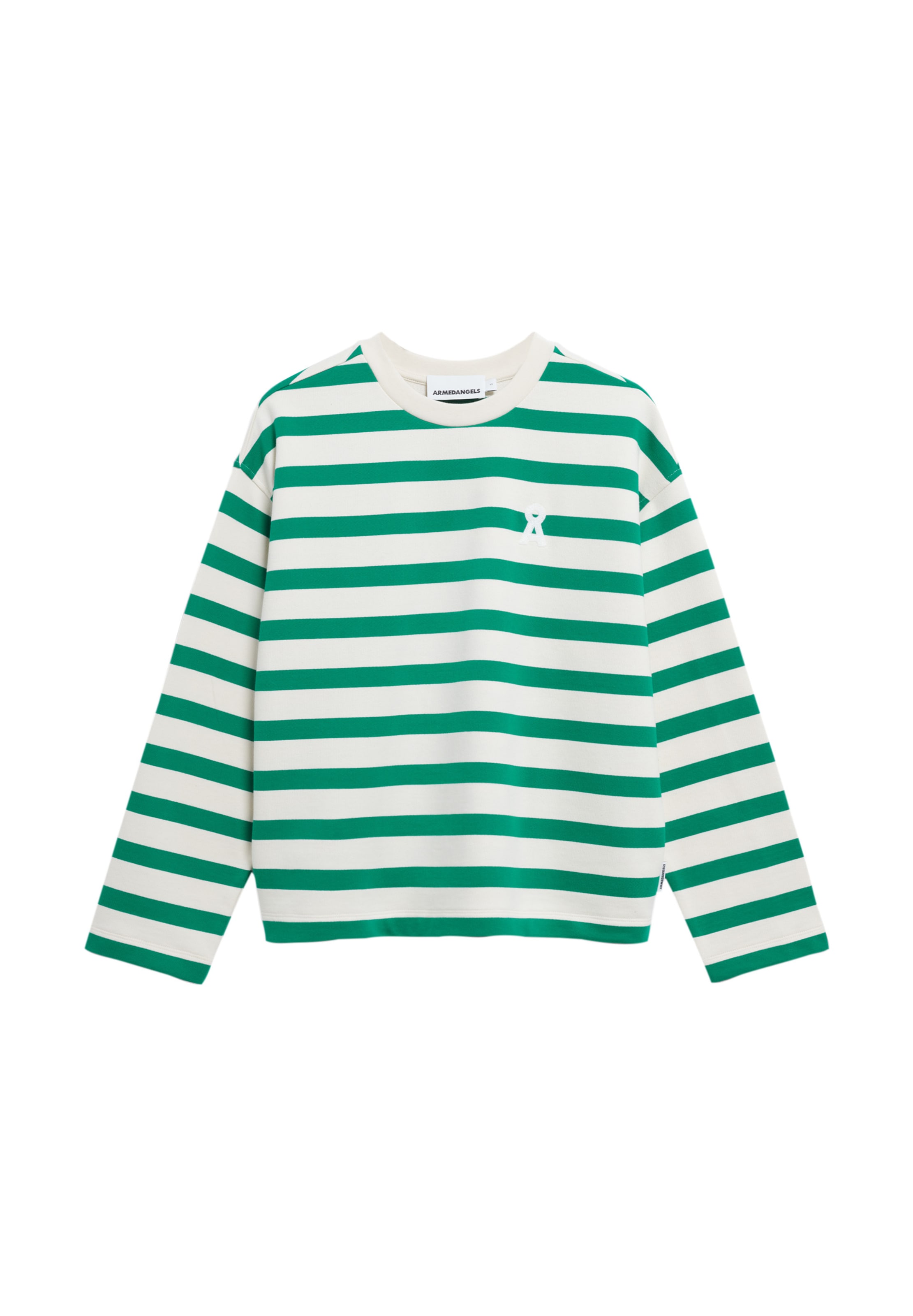 ARMEDANGELS Sweatshirt 'FRANKAA' in Green: front