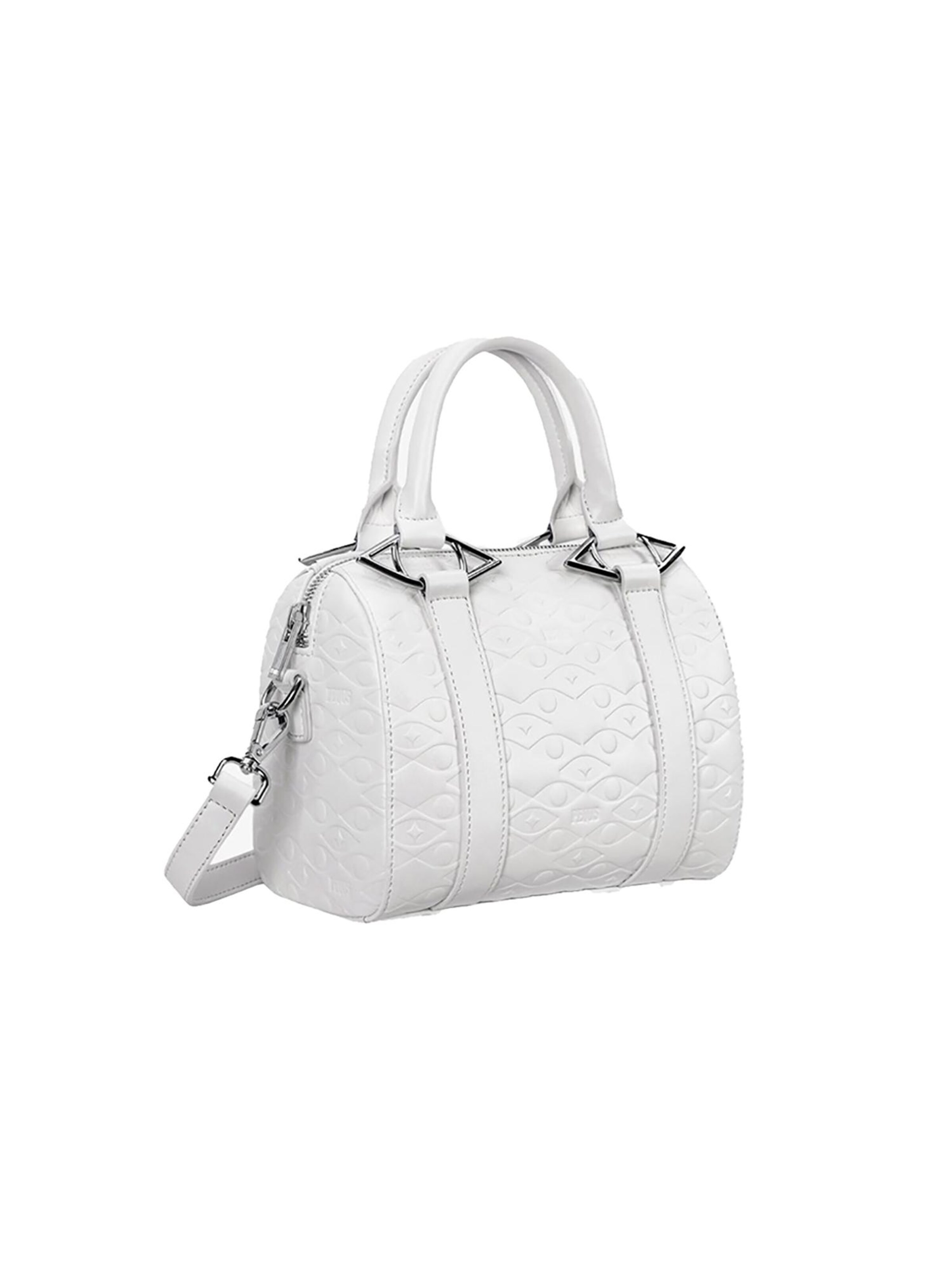 Pequs Handtasche 'Astéria Duffle' in Weiß: Vorderseite