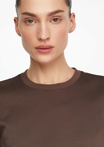 COMMA T-Shirt in Braun