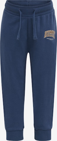 Hummel Tapered Pants in Blue: front