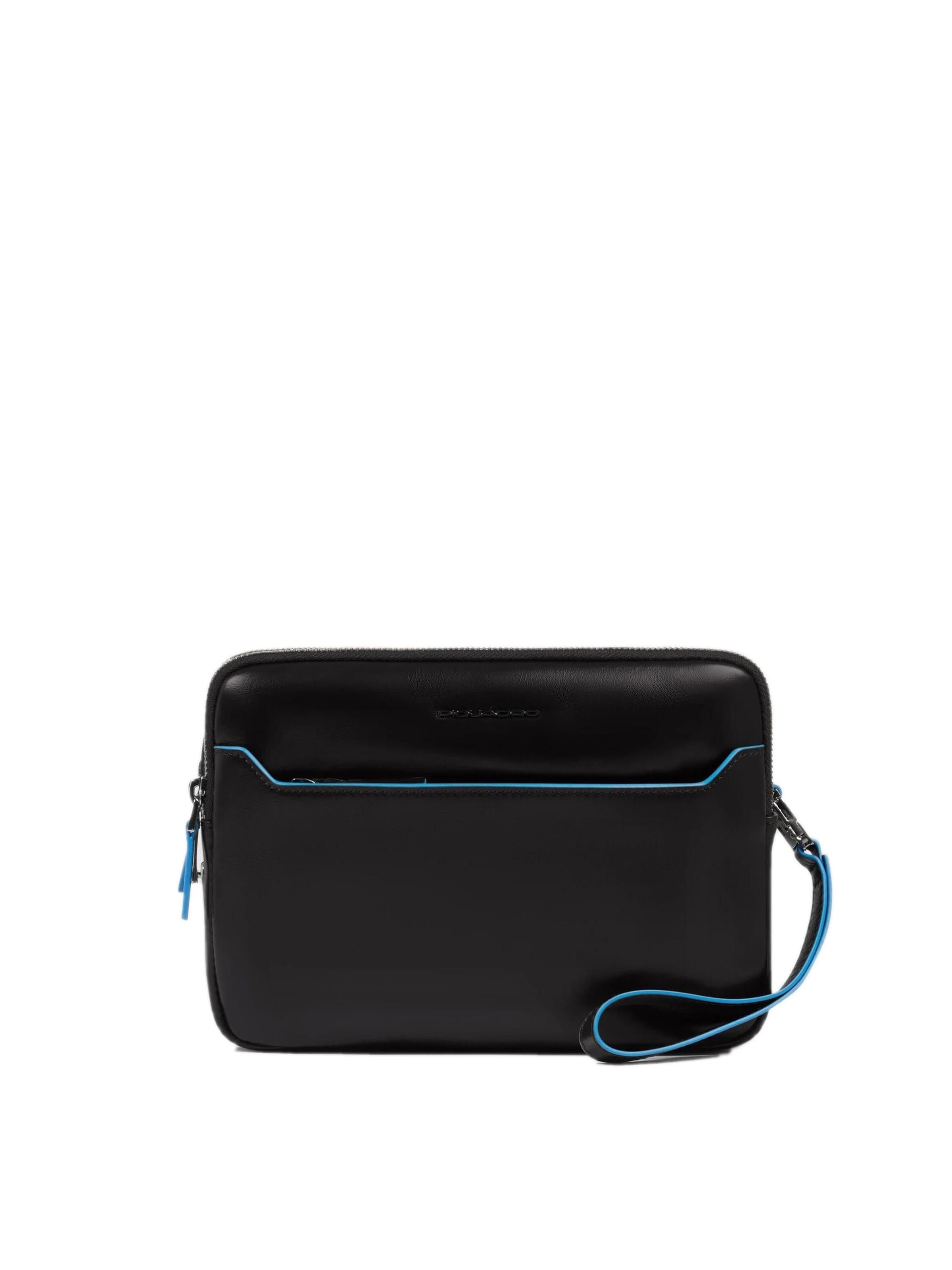 Piquadro Beuteltasche‌ in Schwarz: Vorderseite