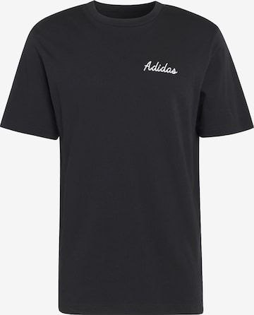 ADIDAS SPORTSWEAR - Camiseta funcional 'Novelty Bowl' en negro: frente