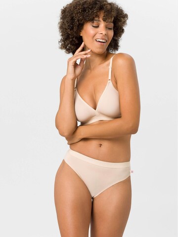 BeeDees Triangel BH 'Soft-BH Microfun N ohne Bügel'‌‌ in Beige