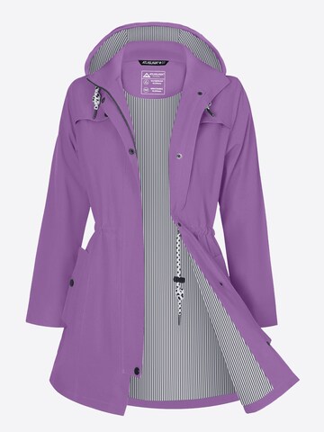 ATLASLAVA Outdoormantel 'ATLASLAVA Damen Regenjacke Lang'‌‌‌‌ in Lila