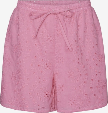 Regular Pantalon 'HAY' VERO MODA en rose : devant