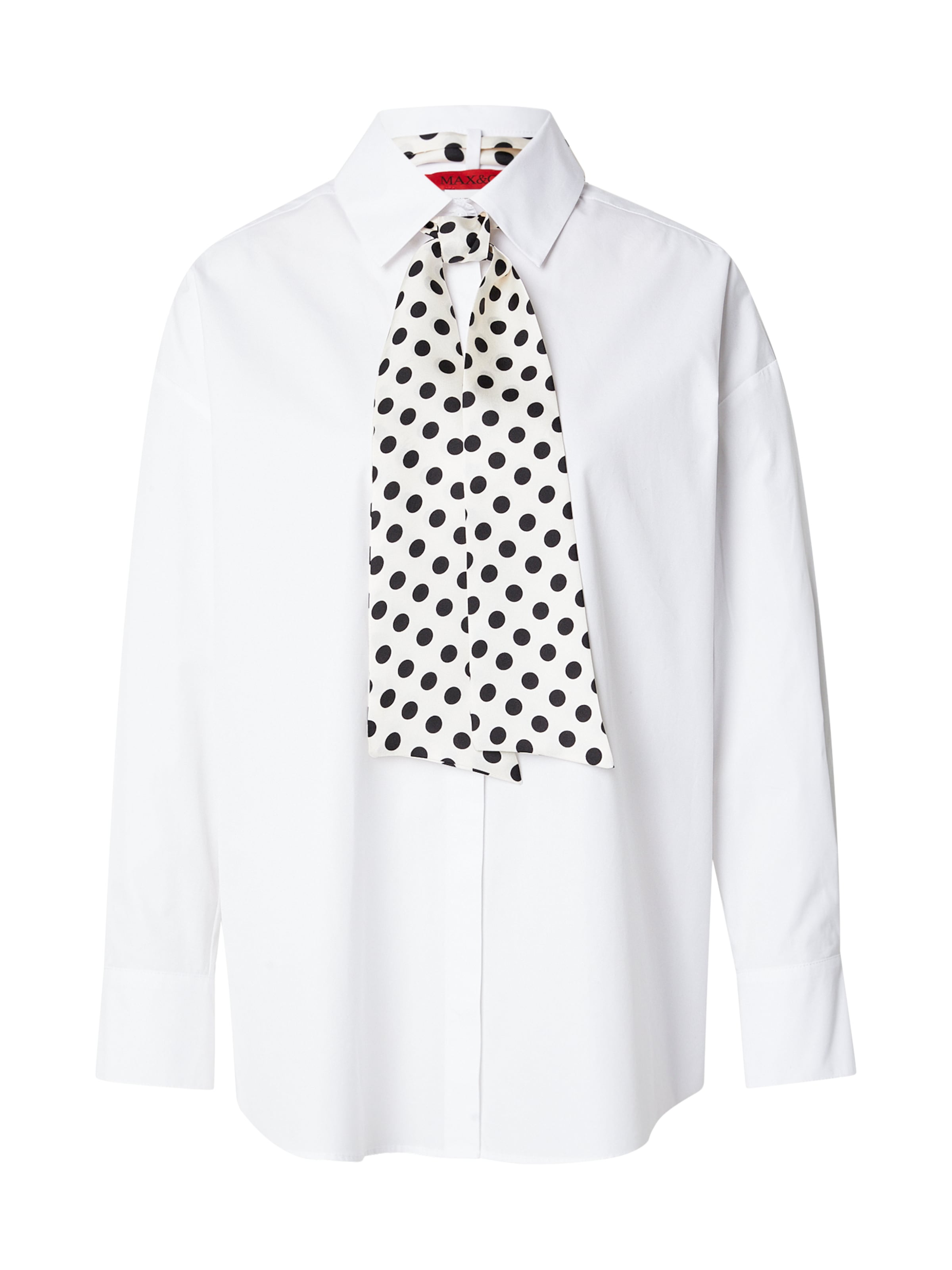 MAX&Co. Блуза 'MCOZEBU' в бяло: отпред