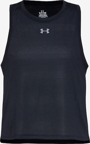 UNDER ARMOUR Sporttop 'Velociti' in Schwarz: Vorderseite