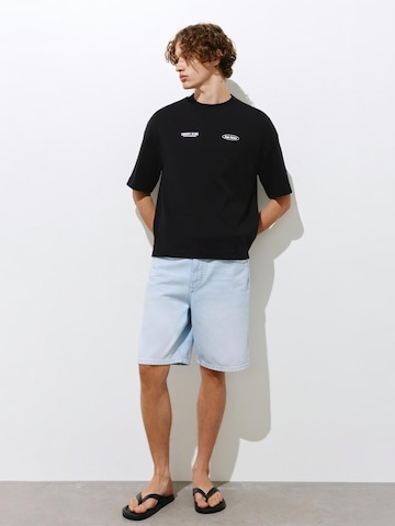 Maglietta 'MAYO' di Pull&Bear in nero