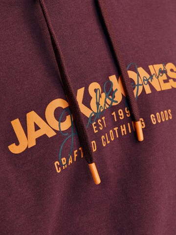 Sweat-shirt 'JJALVIS' JACK & JONES en rouge