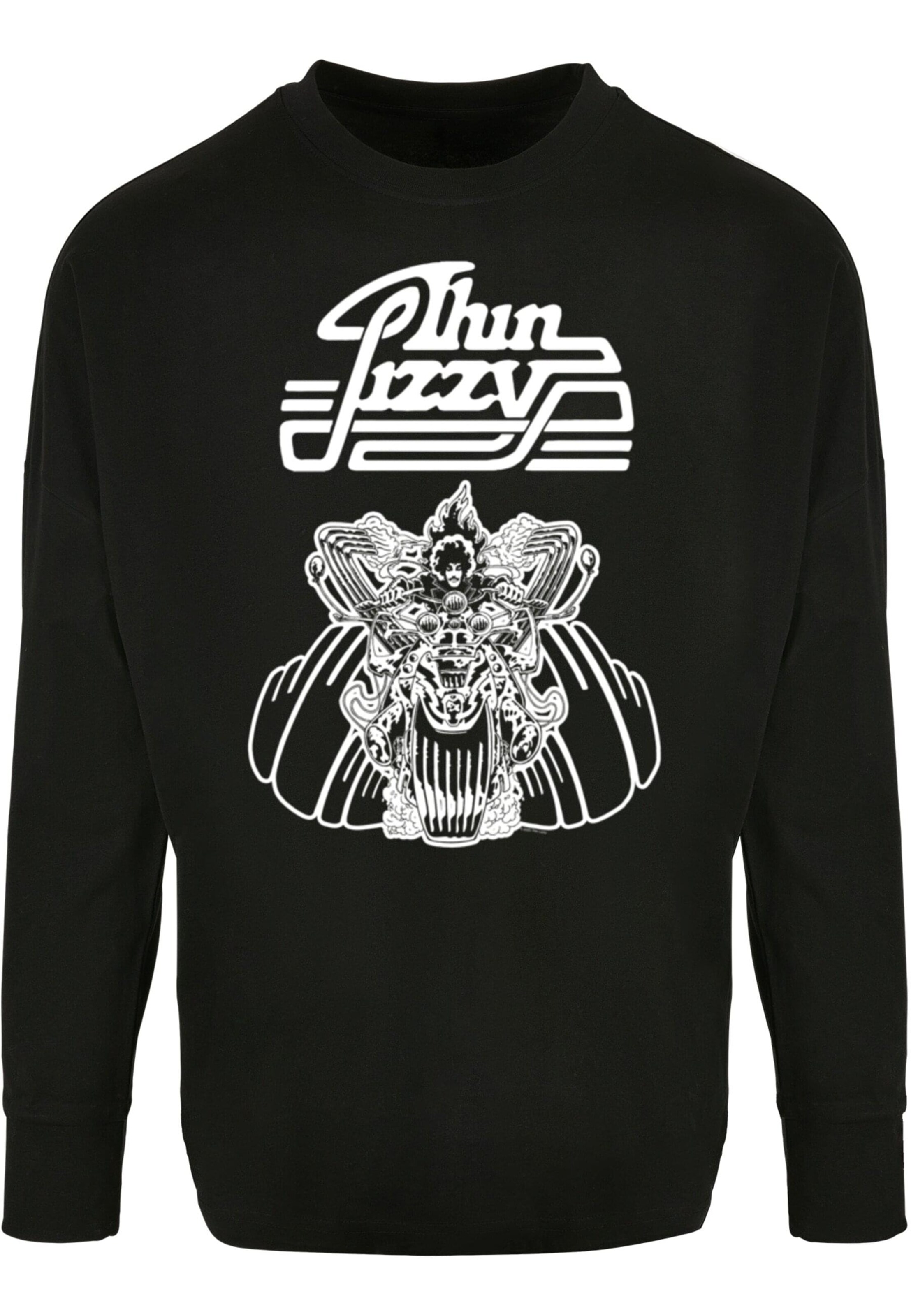 T-Shirt 'Thin Lizzy - Rocker' Merchcode en noir : devant