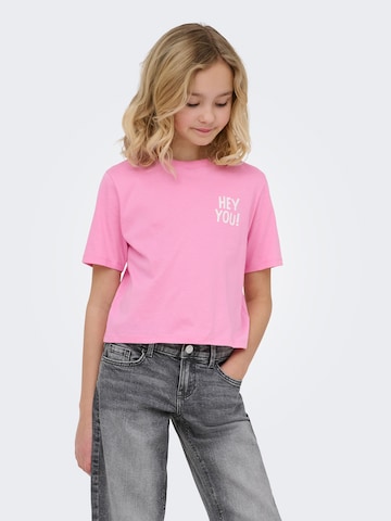 ONLY GIRLS - Camiseta 'KOGREXI' en rosa: frente