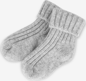 Chaussettes normani en gris : devant