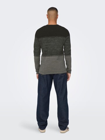 Only & Sons Regular Fit Pullover 'PANTER' i sort