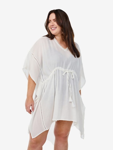 balta Swim by Zizzi Paplūdimio suknelė 'Snioda': priekis