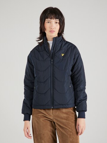 Lyle & Scott Tussenjas in Blauw: voorkant