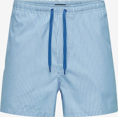 Only & Sons Board Shorts 'TED' in Blue / Light blue, Item view