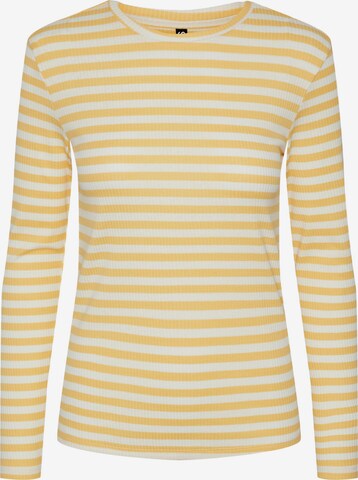 PIECES Shirt 'Ruka' in Yellow: front