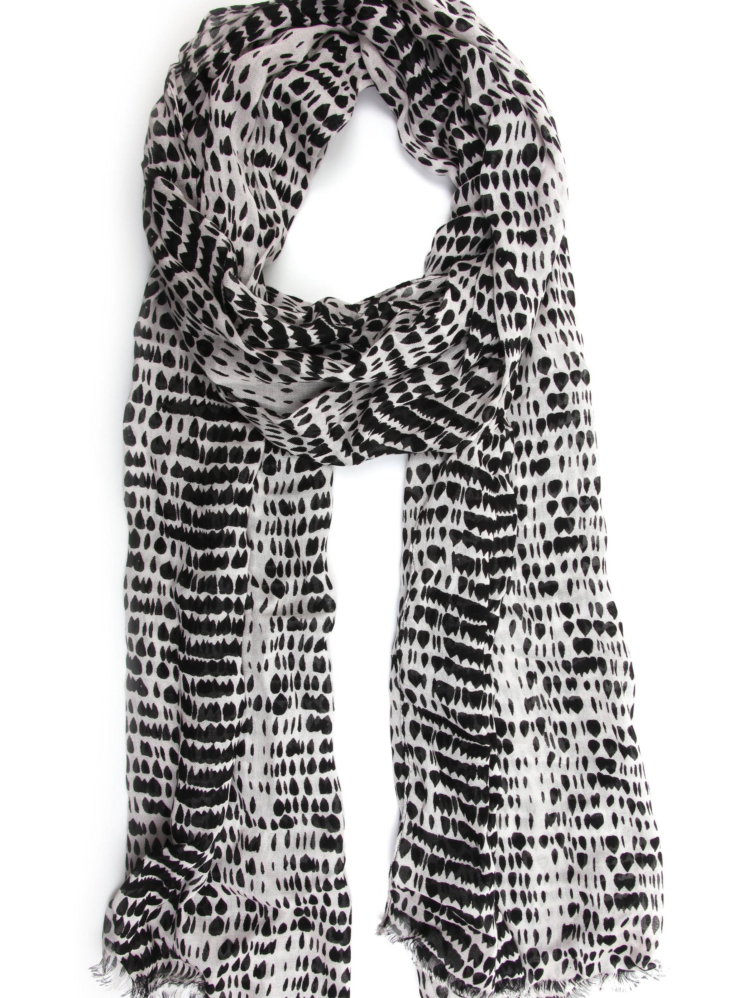 COLLEZIONE ALESSANDRO Scarf 'Vasca' in Black
