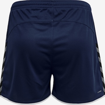 Hummel Regular Workout Pants 'Poly' in Blue