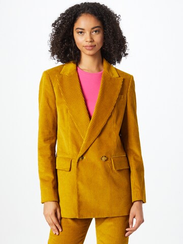 Dondup - Blazer em amarelo: frente