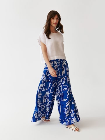 TATUUM - Pierna ancha Pantalón 'OKLIMA' en azul