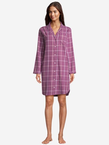 SEIDENSTICKER Nachthemd 'Classic Flanell' in Lila