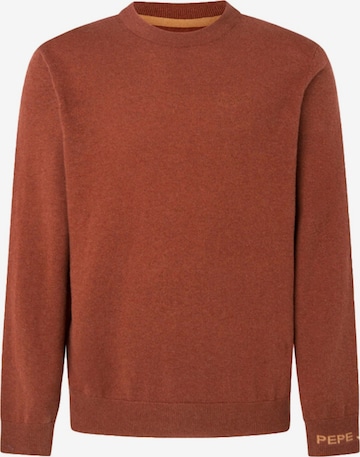 DIESEL - Jersey 'Andre Crew Neck' en naranja: frente