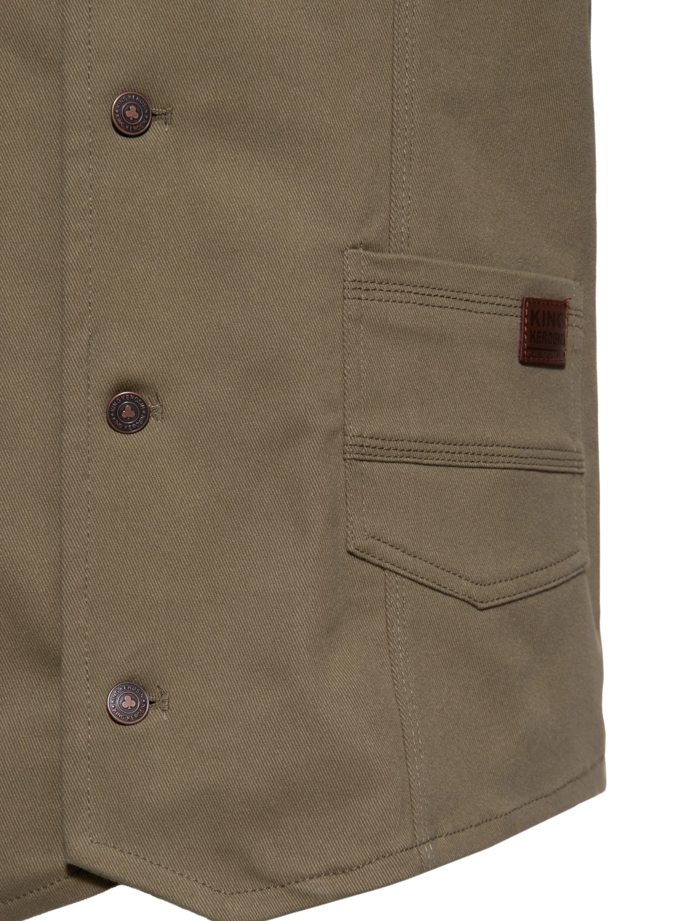 King Kerosin Vest in Green