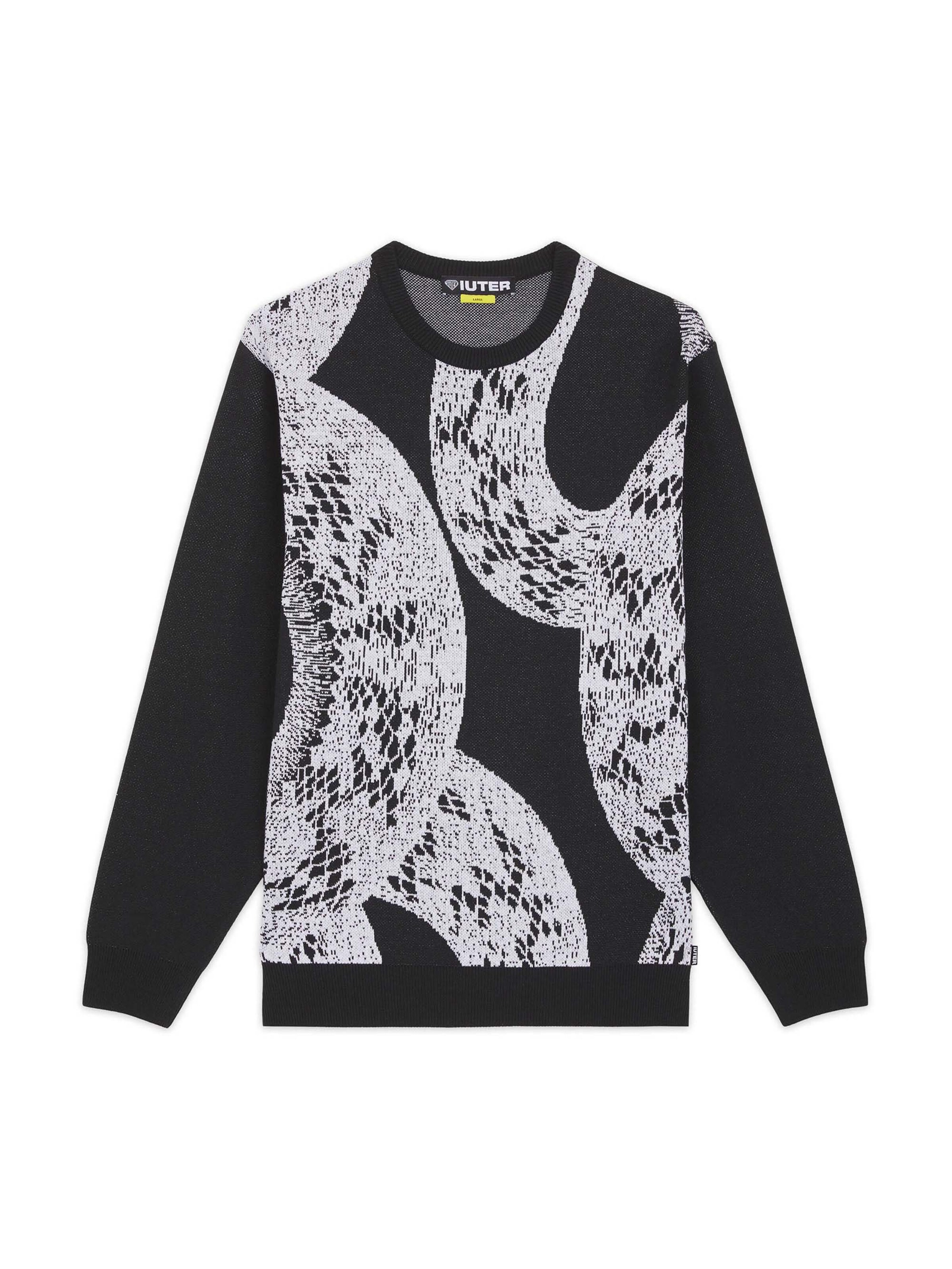 IUTER Trui 'Boa' in Zwart: voorkant