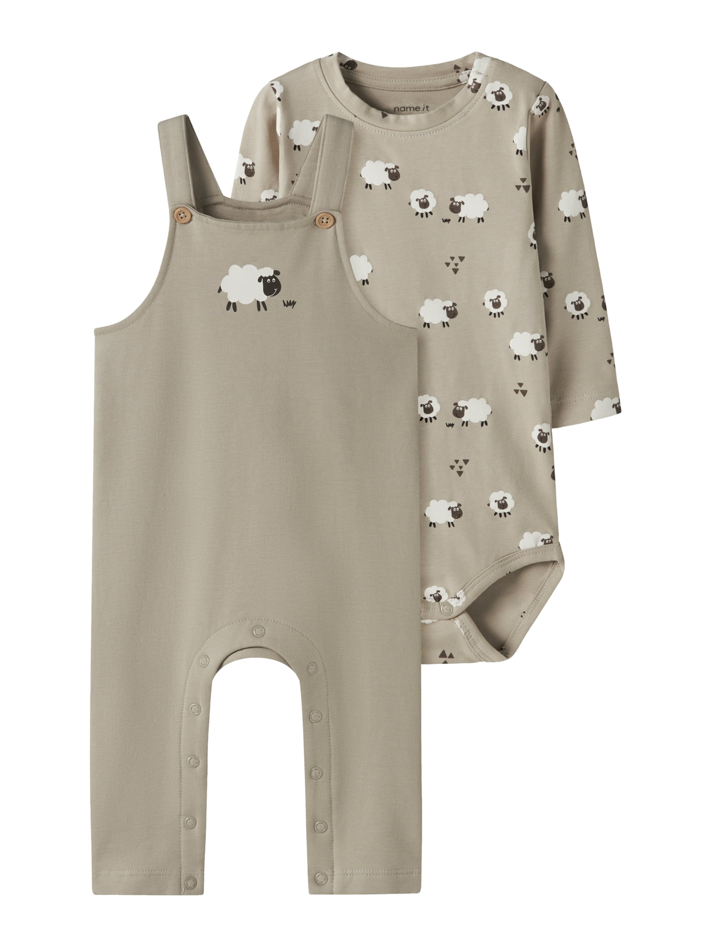 NAME IT Szettek 'NBMVONNE' - szürke: elől