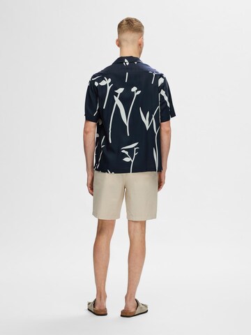 SELECTED Comfort fit Overhemd 'Rajesh' in Blauw