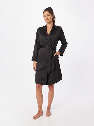 Robe de chambre Hunkemöller en noir : devant