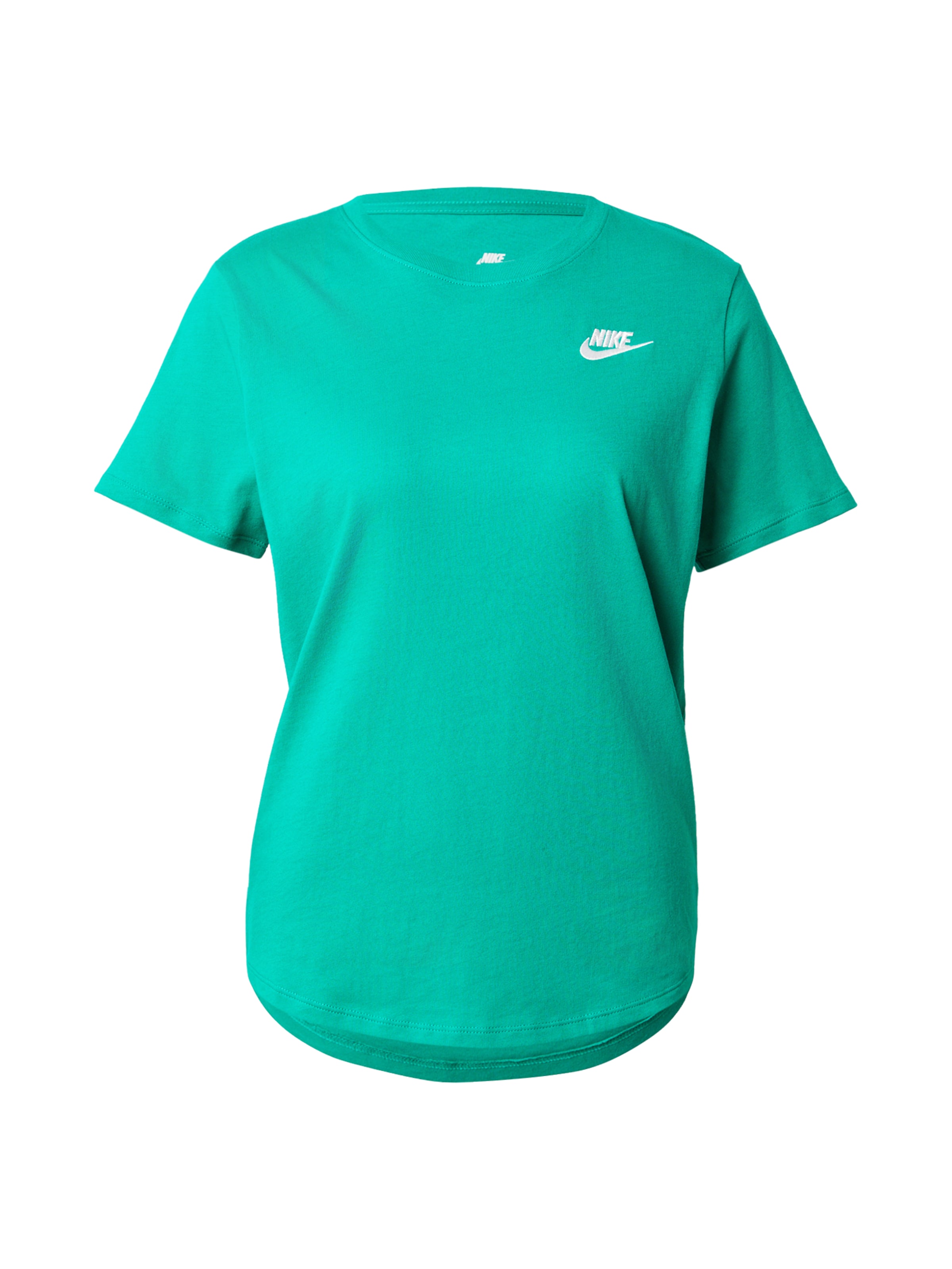 Tricou 'CLUB' de la Nike Sportswear pe verde: față