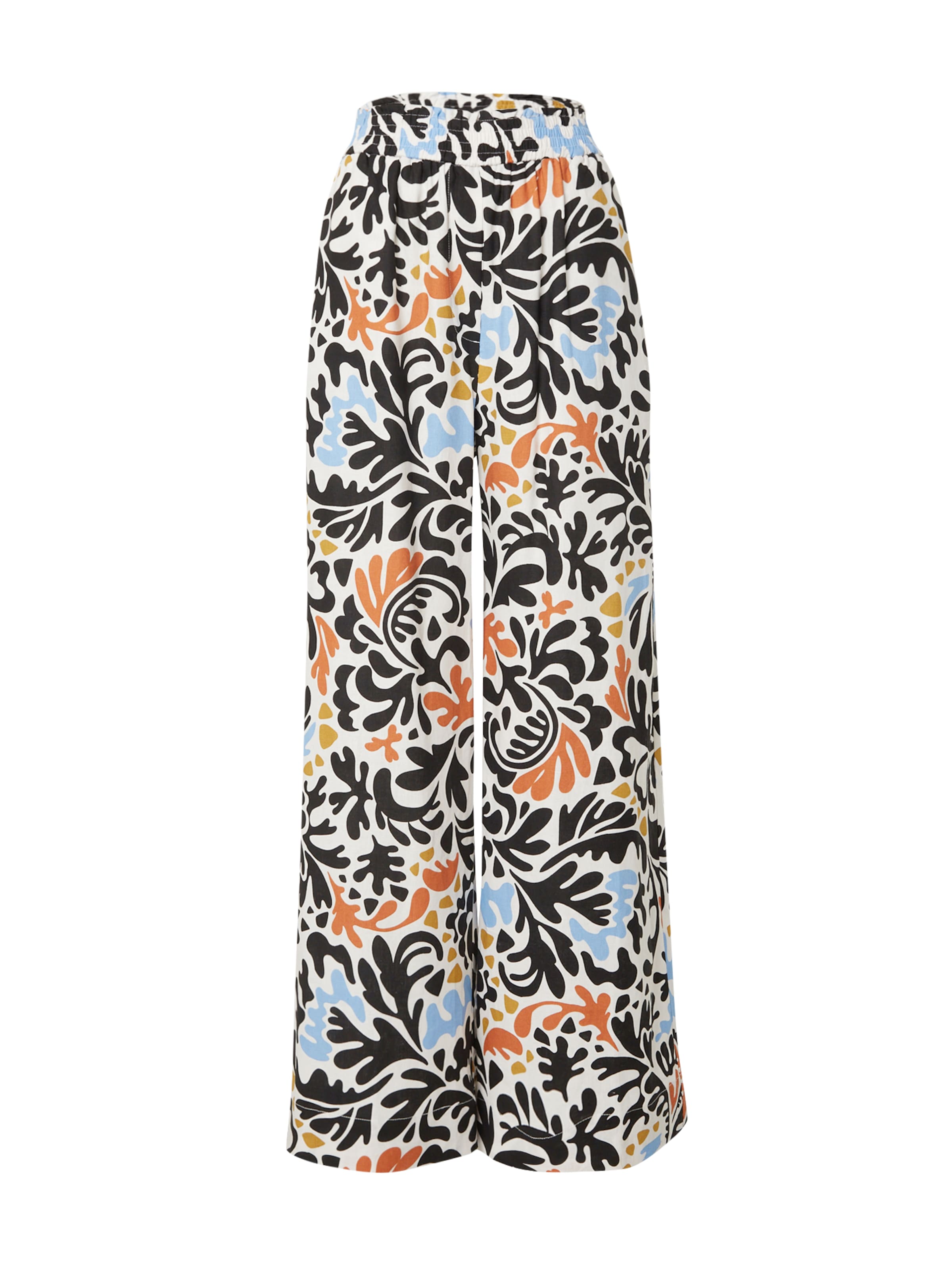 Suncoo Wide leg Byxa 'JAHEL' i beige: framsida