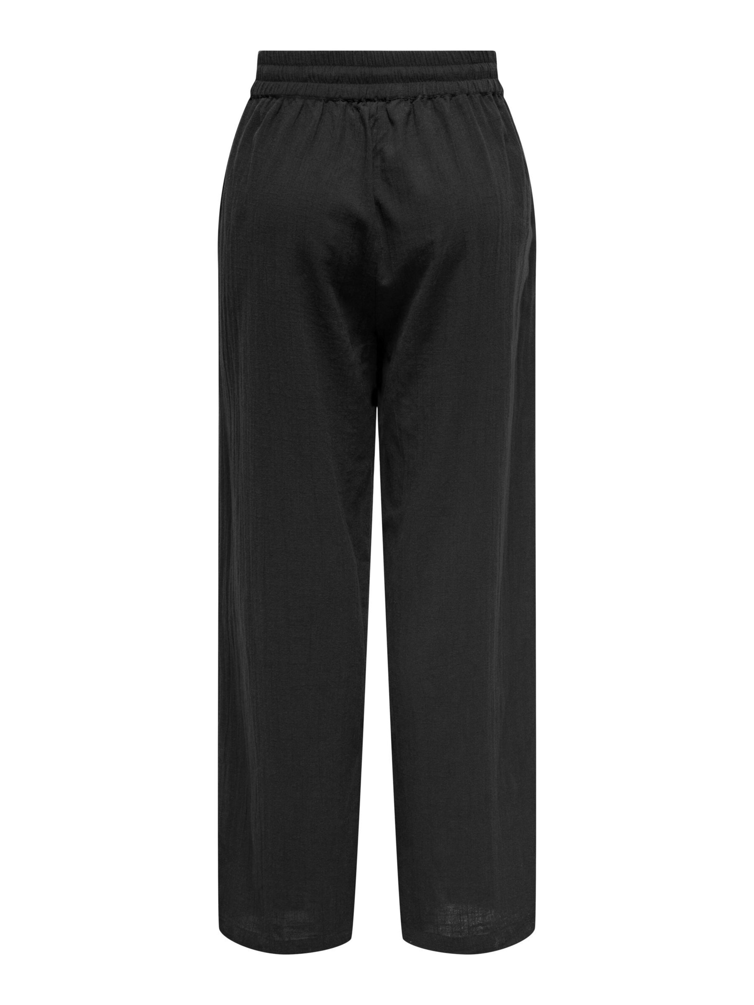 ONLY Wide leg Pants 'ONLTIZANA' in Black