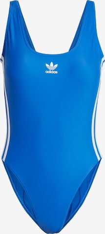 ADIDAS ORIGINALS Swimsuit 'Adicolor' in Blue: front