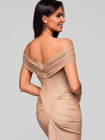 Ombre Avondjurk in Beige
