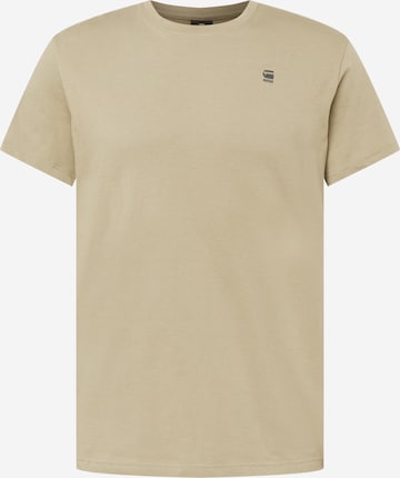 T-Shirt G-Star RAW en vert : devant