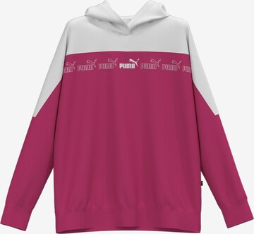 Sweat-shirt PUMA en rose : devant