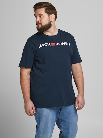 Jack & Jones Plus T-Shirt in Blau: predná strana