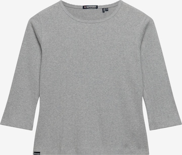 T-shirt 'Athletic Essentials' Superdry & Co en gris : devant