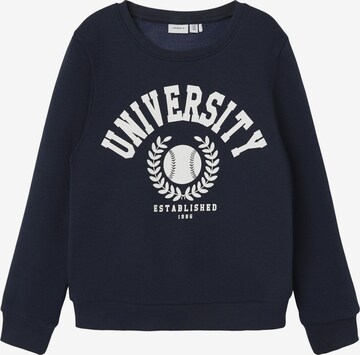 Sweat 'Tille' NAME IT en bleu : devant