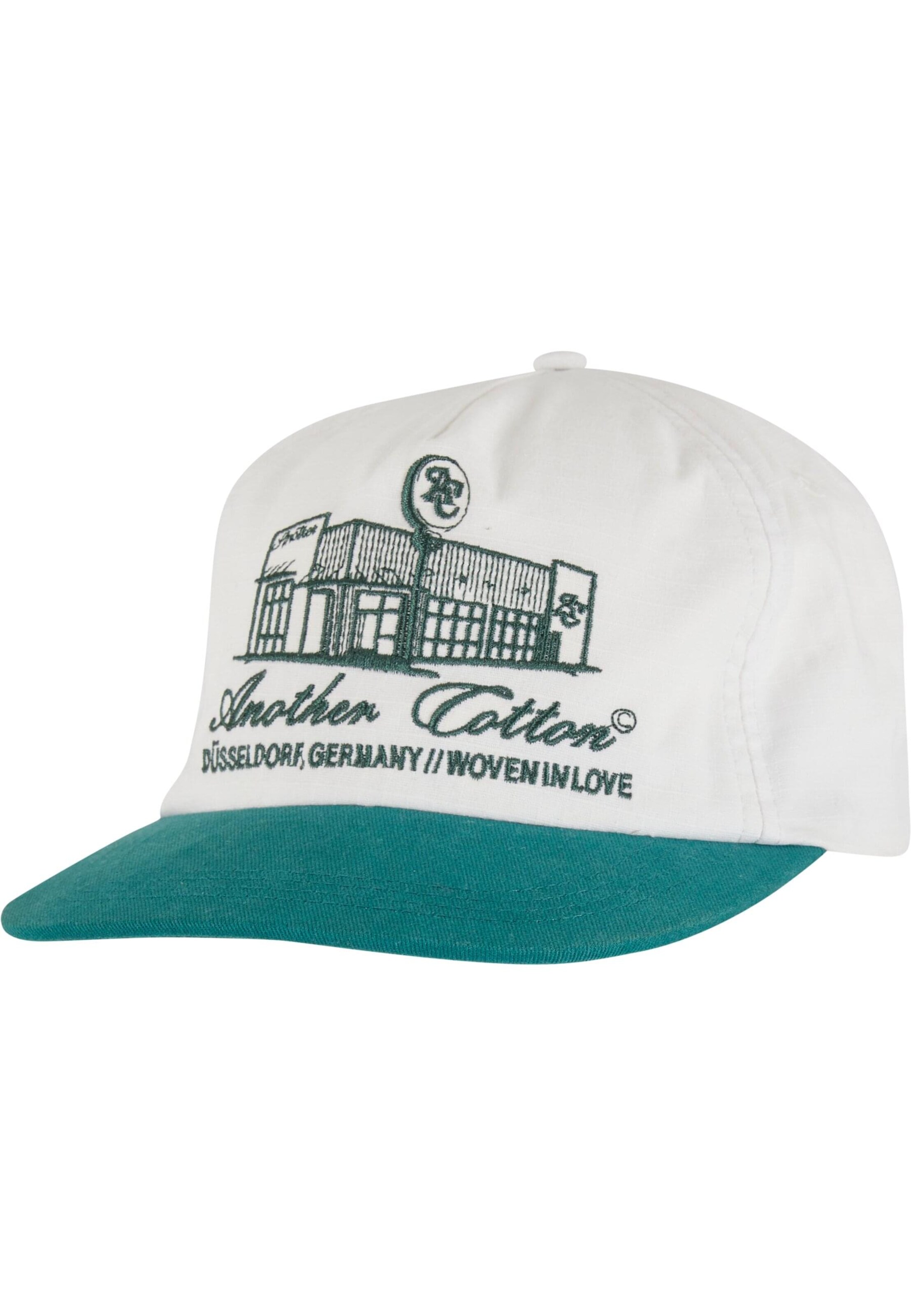 Another Cotton Lab Cap 'Workation' in White: front